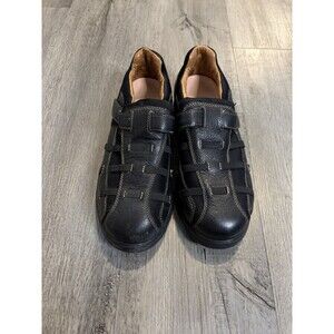 Dr. Comfort Betty Leather Diabetic Walking Black Wide Orthopedic Shoes US Sz 8